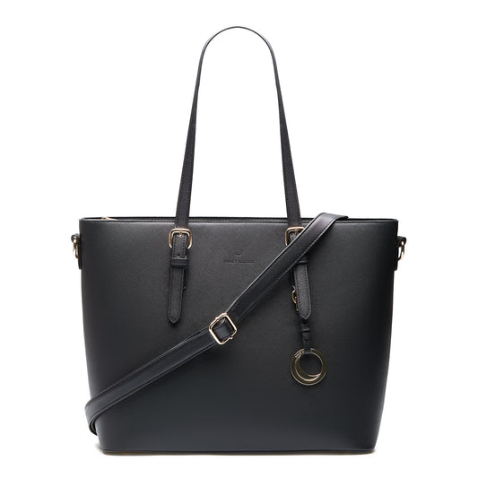 Evening Star black shopper with 15 inch laptop compartment