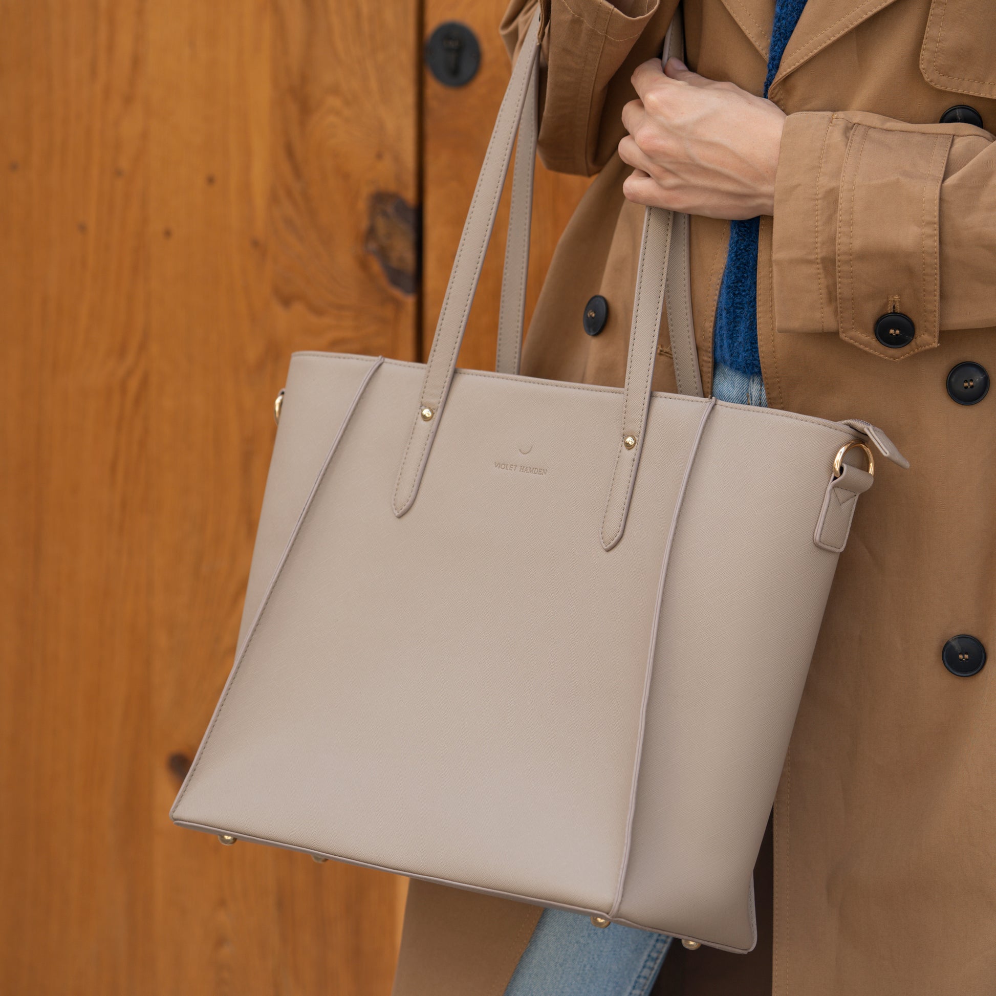 Essential Bag taupe shopper - Violet Hamden