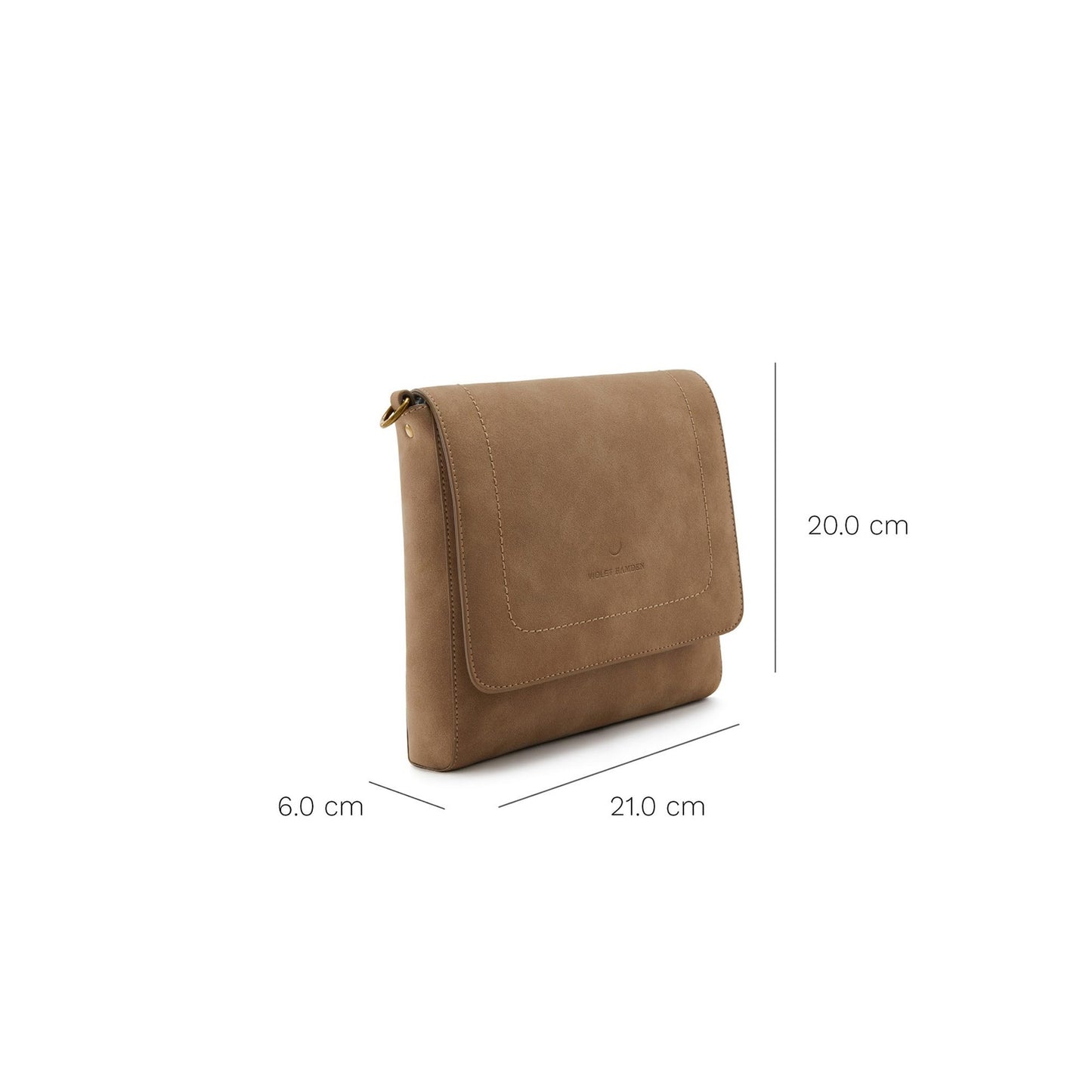 My Daily taupe crossbody bag