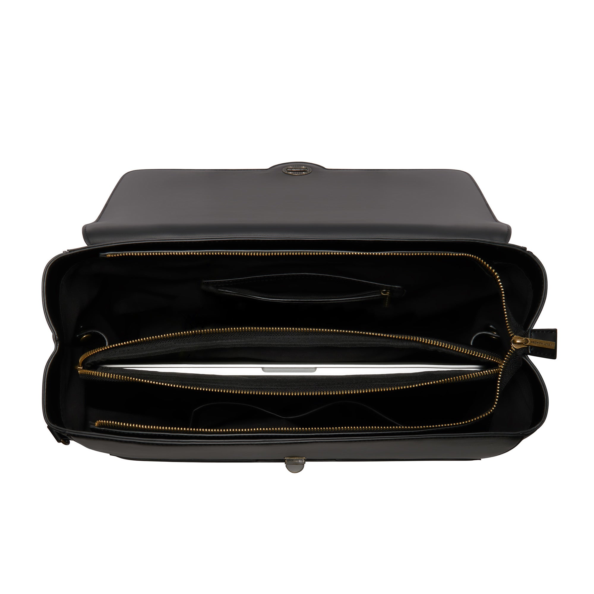 Essential Bag sac a main noir avec compartiment pour ordinateur portab Violet Hamden