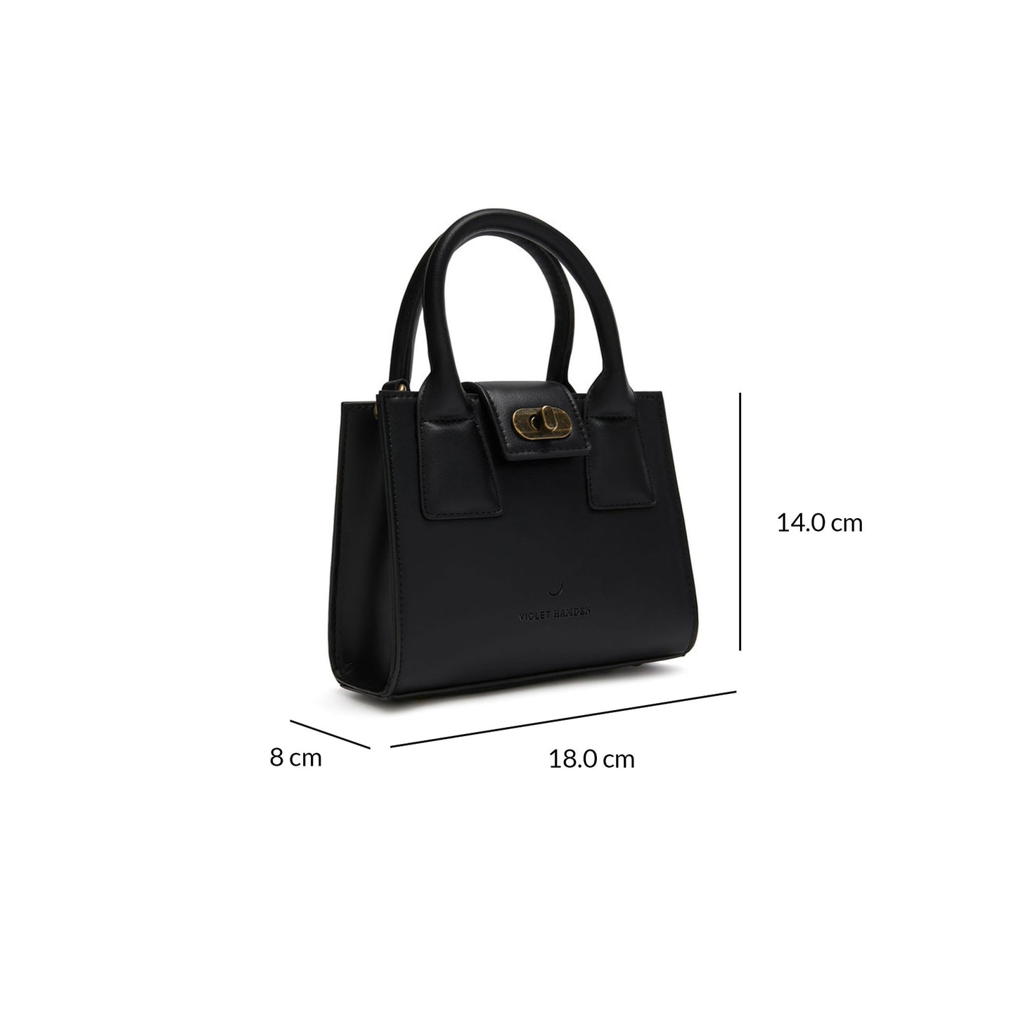 Essential Bag black crossbody bag - Violet Hamden