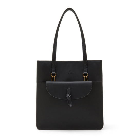 Essential Bag schwarze Einkaufstasche mit abnehmbarer Umhängetasche