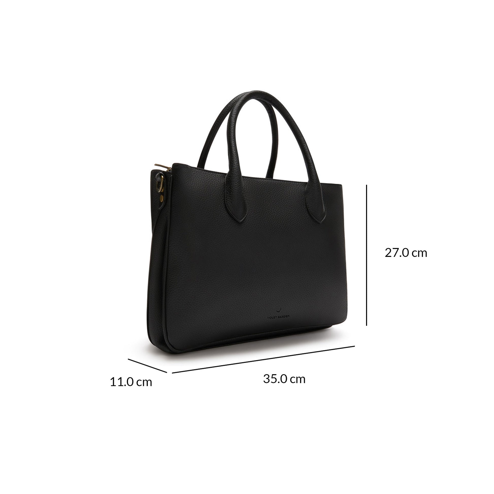 Essential Bag black shoulder bag - Violet Hamden