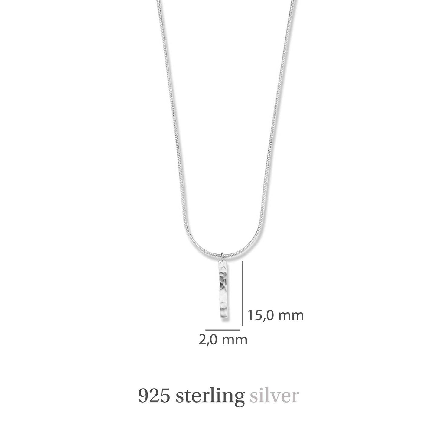 Sisterhood Moonscape 925 sterling sølv halskæde