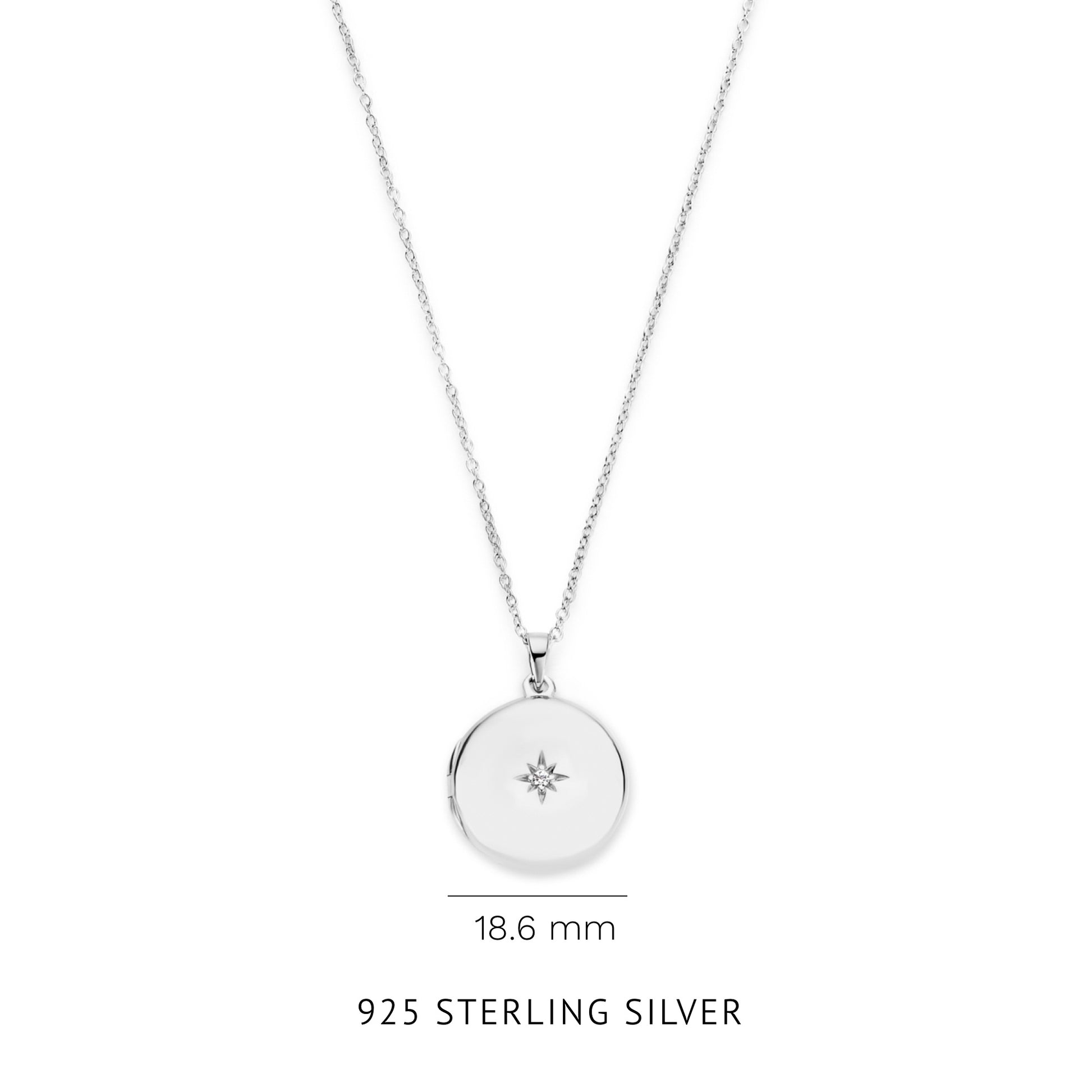 Sisterhood Memory 925 sterling silver necklace with photo locket - Violet Hamden